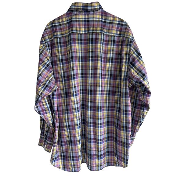 Robert Talbott Carmel Men’s Size 2XL‎ 100% Cotton Plaid Button Up Shirt - Picture 2 of 8